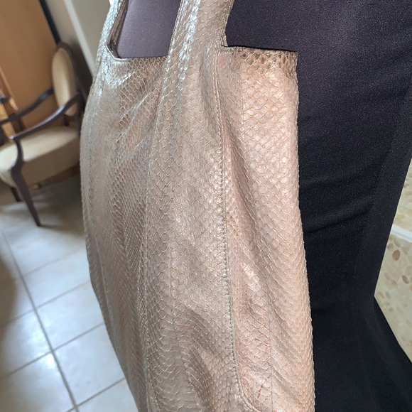 Beirn snake skin shoulder hobo tote bag Jenna - Picture 4 of 16